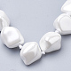 Shell collane di perle perline NJEW-Q310-18-2