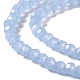 Brins de perles de verre à facettes (32 facettes) GLAA-E037-03B-04-3