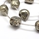 Skull Natural Pyrite Beads Strands G-I125-52-18x15mm-3