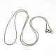 Unisex alla moda 201 in acciaio inossidabile collane a catena serpente X-NJEW-L043-06P-1