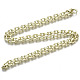 Brass Cable Chains Necklace Making MAK-N034-004B-14KC-3