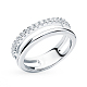 925 перстень из стерлингового серебра с паве из кубических цирконий DX9732-1-8