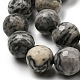 Fili di pietra naturale mappa / picasso pietra / picasso di perline jasper G-C079-B05-03-4