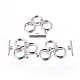 Brass Toggle Clasps for Jewelry Making X-KK-K816-P-2
