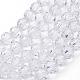 Chapelets de perles en verre transparent GLAA-G013-6mm-72-1