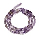 Natürlichen Amethyst Perlen Stränge&nbsp;G-RM2025-29-3mm-3