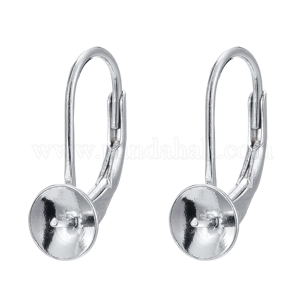 Wholesale 925 Sterling Silver Leverback Earring Findings