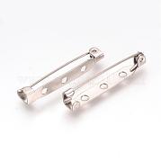 304 Stainless Steel Pin Brooch Back Bar Findings STAS-Q184-03
