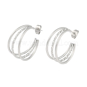 Некорневая серьга-гвоздик из нержавеющей стали 304 EJEW-C103-05P