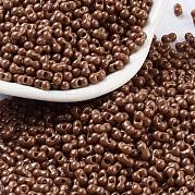 Выпечка краска стеклянные бусины SEED-A033-04C