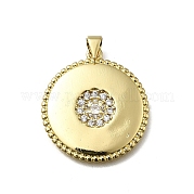 Латунные микро проложить кубического циркония подвески KK-C090-14G