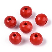 Круглые бусины из натурального дерева схима WOOD-A018-14mm-07
