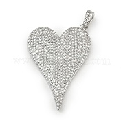 Латунные микро проложить кубического циркония подвески KK-M322-42P