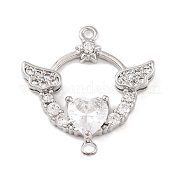 Латунные подвески из прозрачного кубического циркония KK-S389-36P