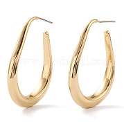 Серьги-кольца из латуни EJEW-H109-12G