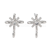 Поиск шпилек из латуни с микропаве из кубического циркония KK-K364-06P