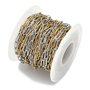 Двухцветные цепочки-скрепки из нержавеющей стали 304 CHS-Z005-05GP