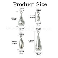 8 шт. 4 стиля подвески из нержавеющей стали 304&nbsp;STAS-CJ0002-84