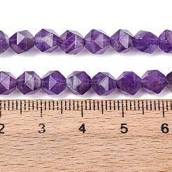 Граненый натуральный аметист G-K066-09-6mm