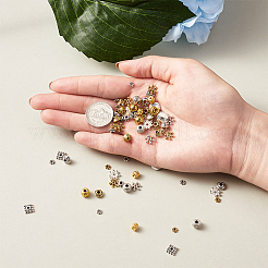 Тибетском стиле сплав Шарики прокладки&nbsp;PALLOY-TA0001-51