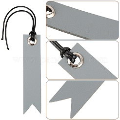 10шт 5 цвета кожаные закладки AJEW-CP0007-56