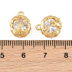 Ciondoli in ottone con pavé di zirconi chiari&nbsp;CU-CBA2E4B-05G