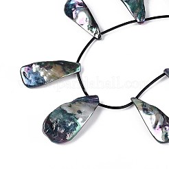 Нити бусин из натуральных пресноводных ракушек SHEL-T020-55B