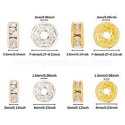 Железа горный хрусталь разделительные бусинки&nbsp;RB-GL0001-01