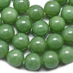 Натуральный Malaysia нефритовые бусы пряди&nbsp;G-L645-A01-12mm-27