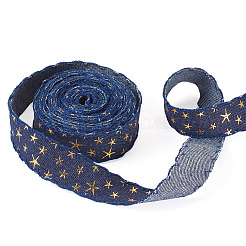 5 ярд полиэстеровой ленты для тиснения с 3D-звездой и золотом OCOR-TAC0023-14D