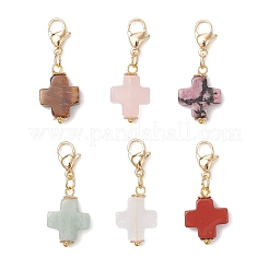 6 шт. подвеска с драгоценными камнями HJEW-JM03930