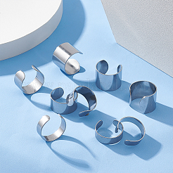 30 шт. 3 стиля манжетных колец из нержавеющей стали 304&nbsp;STAS-UN0059-25