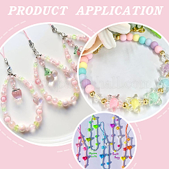 Наборы непрозрачных и прозрачных акриловых бусин&nbsp;MACR-SP0001-48D