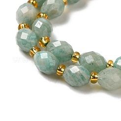 Природных амазонит бисер нитей G-H297-C07-01