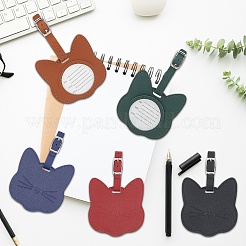 5 шт. багажных бирок из искусственной кожи 5 цветов&nbsp;AJEW-CL0002-59B