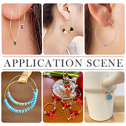 56 шт. 7 стиля серег-колец из хирургической нержавеющей стали 316&nbsp;STAS-TA0002-84