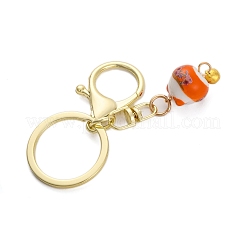 Фарфоровый брелок с кулоном кота удачи&nbsp;KEYC-G064-03D