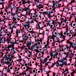 Цилиндрические стеклянные бусины Пикассо&nbsp;GLAA-T028-12A-01