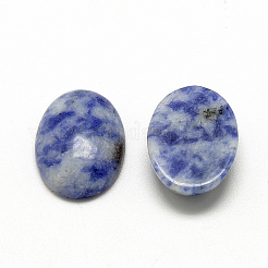 Cabochon di diaspro macchia blu naturale&nbsp;G-R415-18x25-45