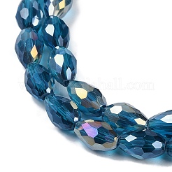 Trasparenti perle di vetro placca fili&nbsp;X-EGLA-N013-T6mm-B25