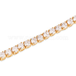 Спортивная тематика простой модный настоящий теннисный браслет из латуни с позолотой 24 карат&nbsp;JB52B