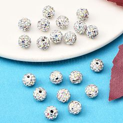 Pave disco бусины&nbsp;RB-Q195-8mm-AB