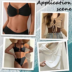 8 hebilla de bikini de aleación en forma de U&nbsp;FIND-GF0009-42G