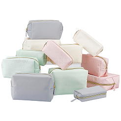 12 bolsa de maquillaje con cremallera de piel sintética de 12 estilos&nbsp;ABAG-GA0001-42