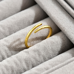 Минималистичное серебряное открытое кольцо S925 для повседневного ношения и свиданий QW6427