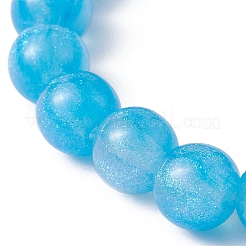 Браслет из смолы с имитацией кошачьего глаза&nbsp;BJEW-JB09568