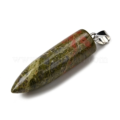 Подвески из натурального унакита&nbsp;G-F820-12G