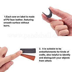 60 шт. 15 этикетки из искусственной кожи&nbsp;DIY-MP0001-04