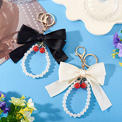 2 шт. 2-цветные брелки из полиэстера&nbsp;KEYC-TA0001-52B