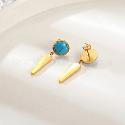 Серьги-гвоздики из богемской нержавеющей стали WG0840-1